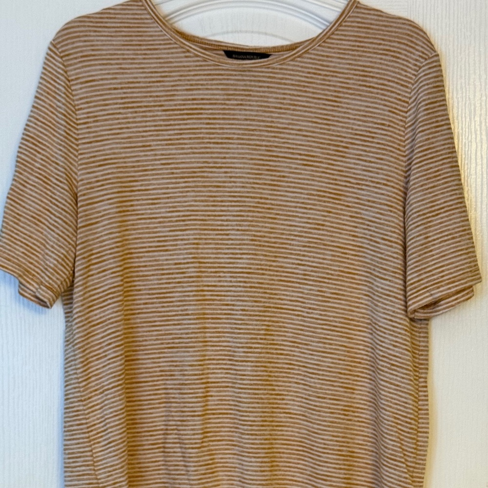 Cute stripe Banana Republic tee L